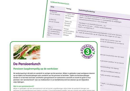 de pensioenlunch
